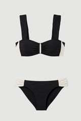 AQUA BIKINI BLACK IVORY