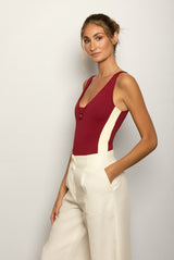 CAMILLE BODY BURGUNDY